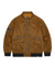 Jamie West Nylon Collar Point Aviator Jacket - Brown