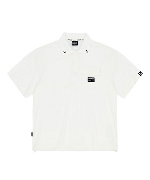 Jamie West Performance Pocket P-Shirts- White