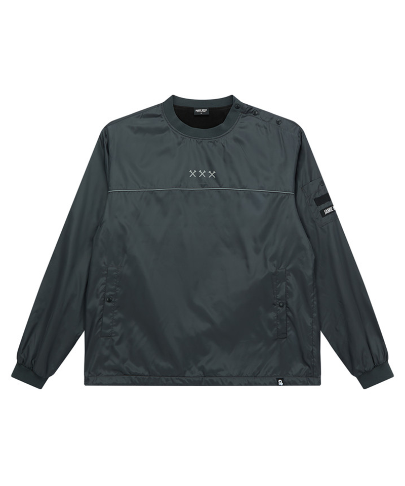 Jamie West RipStop Reflective Winter Pullover - Grey