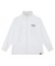 Jamie West Stand Collar Lettering Windbreaker - White