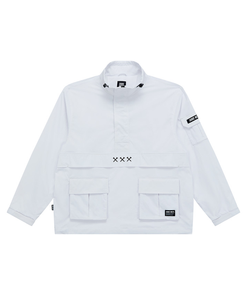 Jamie West Tactical Anorak Pullover White
