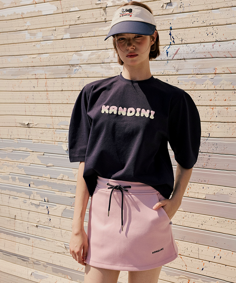 KANDINI Sweat Mini Skirt - Pink