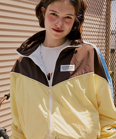 KANDINI Windbreaker Jacket - Colorblock