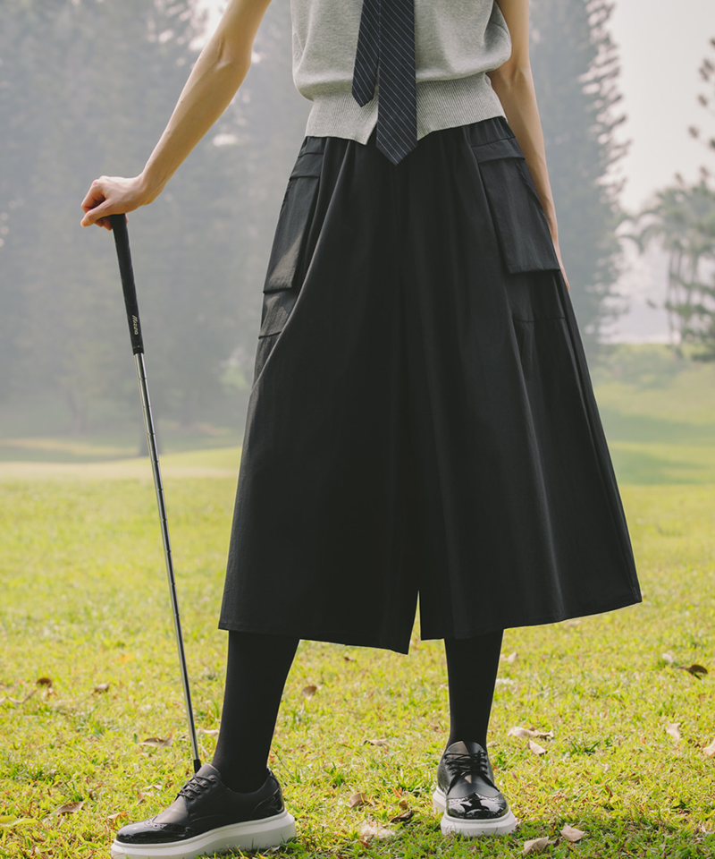 OBER Golf Light Wide Cool Pants - Black