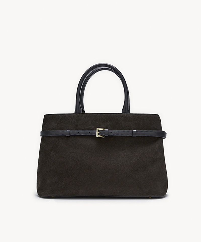 CLAVE Luna - Suede Dark Brown