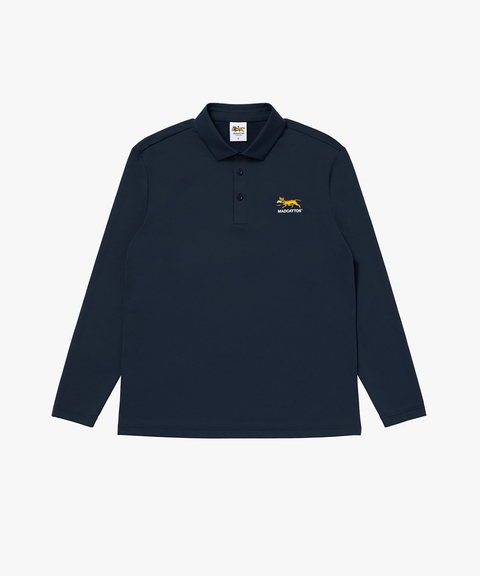 MCC Men's Tour L/S Polo Shirt - Navy