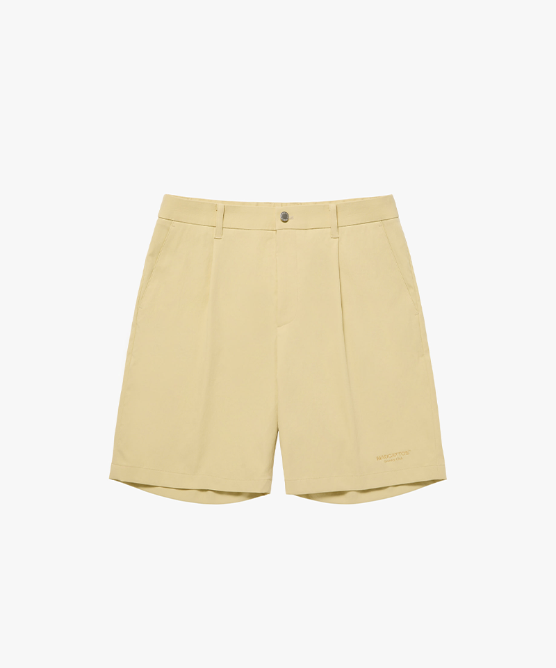 MCC One-Tuck Half Pants - Yellow