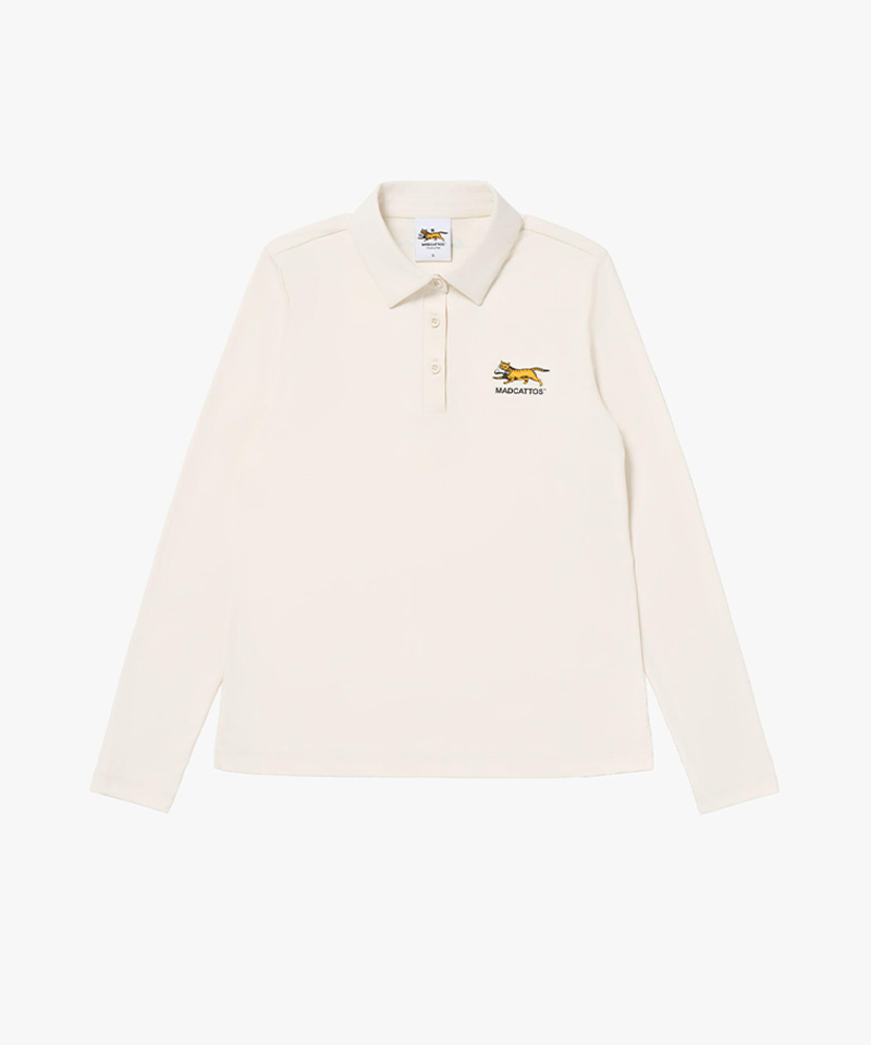 MCC Women's Tour L/S Polo Shirt - Ivory