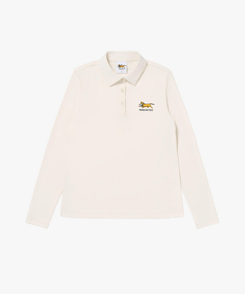 MCC Women's Tour L/S Polo Shirt - Ivory