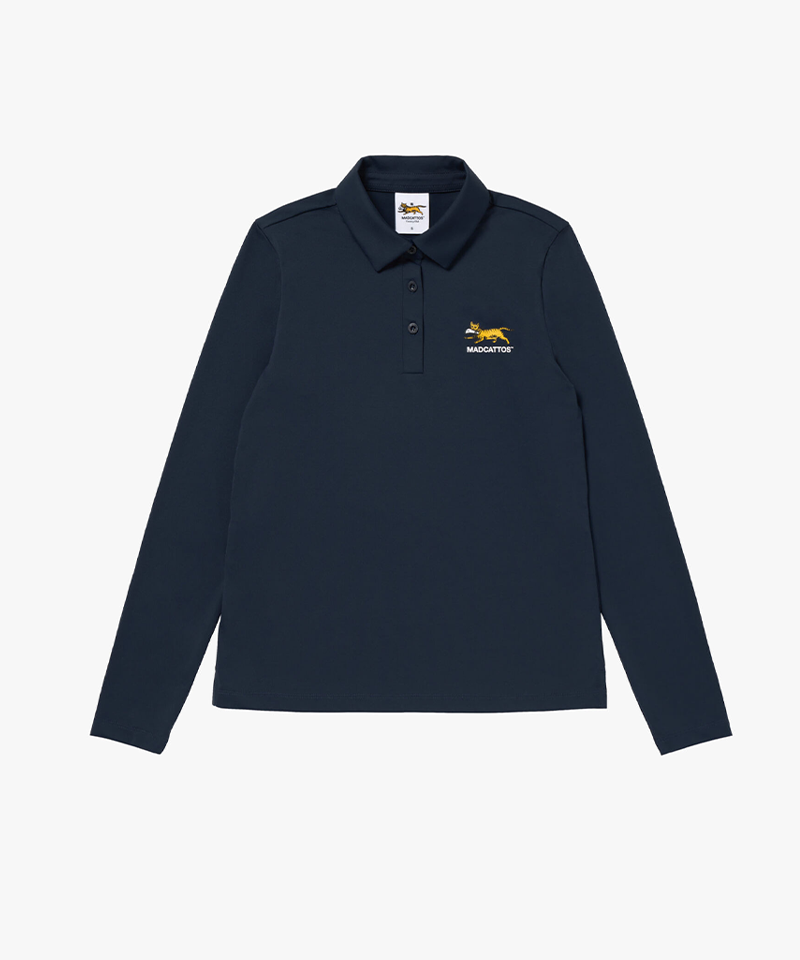 MCC Women's Tour L/S Polo Shirt - Navy