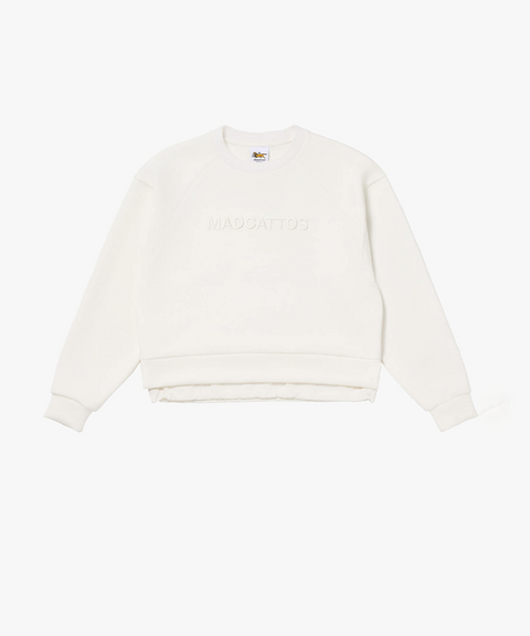 MCC Women's Woven Mix Sweatshirt - Off White