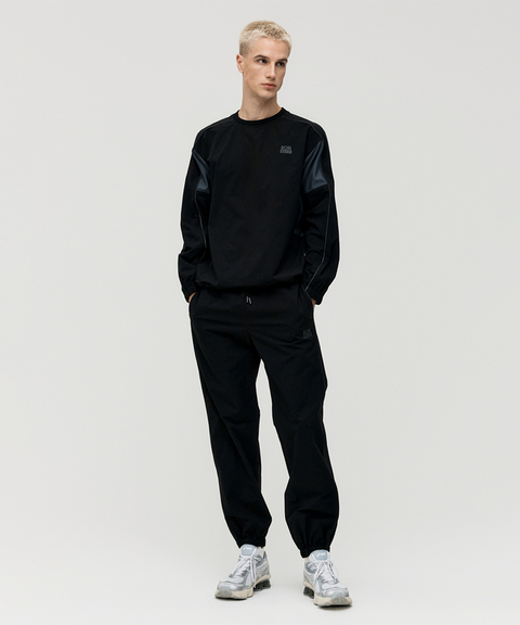Goal Studio Men's Essential Stretch Wind Pullover - Black