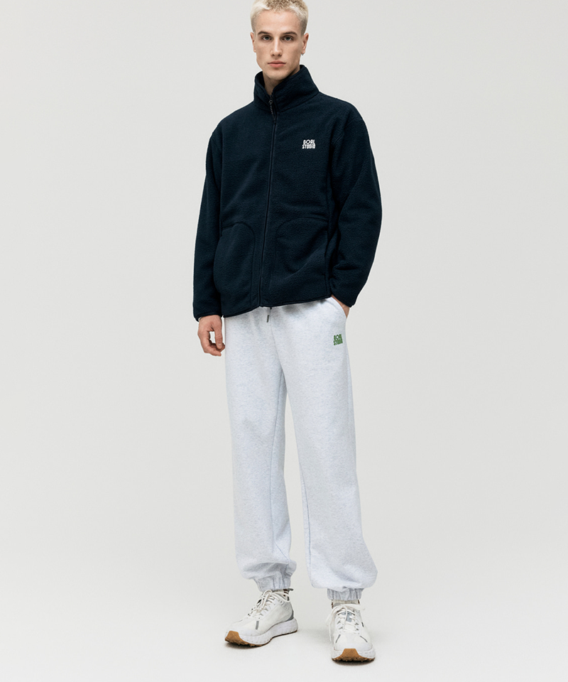 Goal Studio Unisex Essential Fleece Jacket - Navy