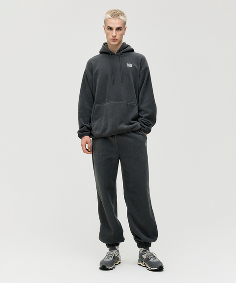 Goal Studio Men's Essential Microfleece Hoodie - Charcoal