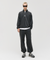Goal Studio Men's Essential Microfleece Quarter Zip-Up Tee - Charcoal