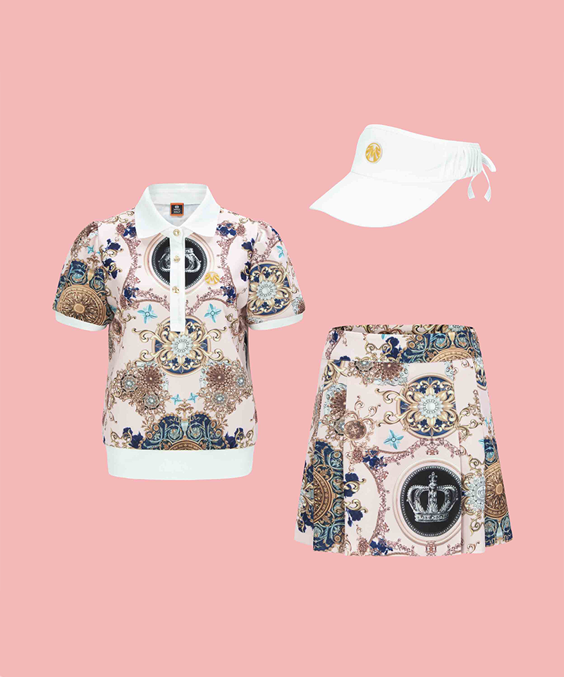 Mahes Golf Gold Label Saint Royal Set (Top+Skirt)