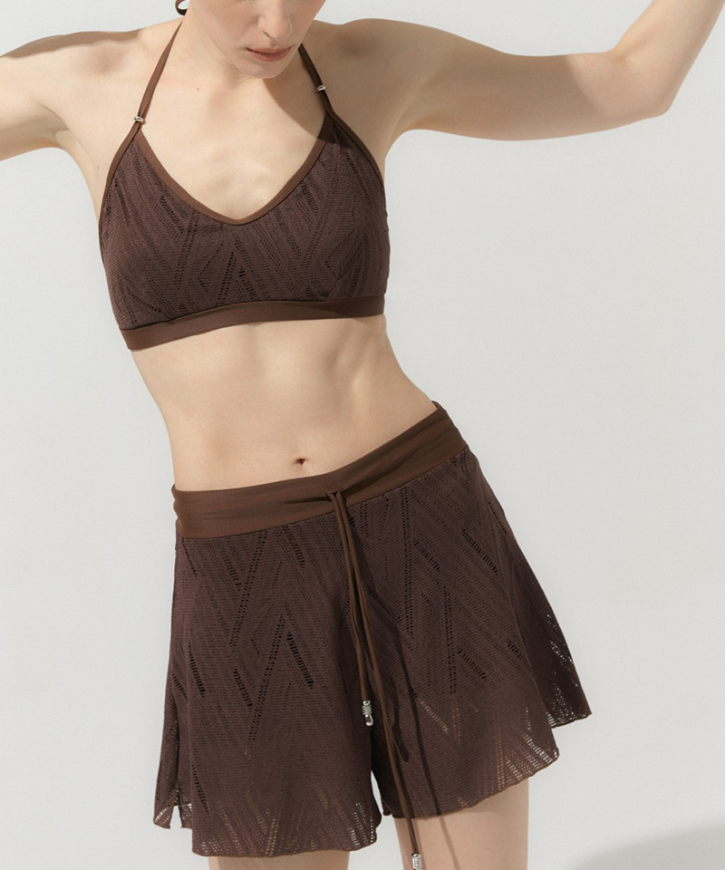 Anell Golf Mare Resort Swim Pants - Brown
