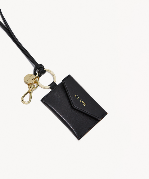 CLAVE Mini Walet Charm - Black