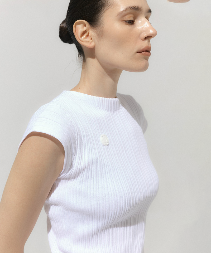 Anell Golf Miyake Cool Pleats Top - White