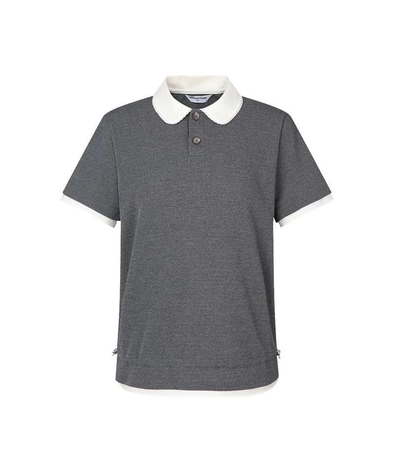 Monday Flow Feel So Good Knitlike Top - Gray
