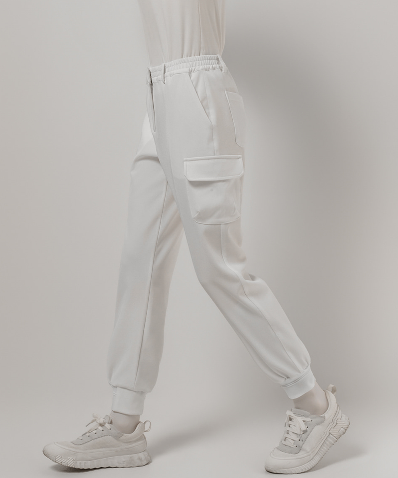 OBER Golf Women's Comfort Pocket Jogger Pants - White