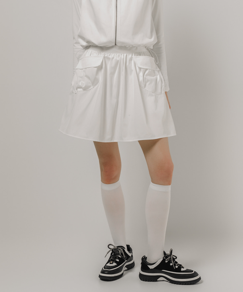 OBER Golf Women's Memory Pocket Skirt - White