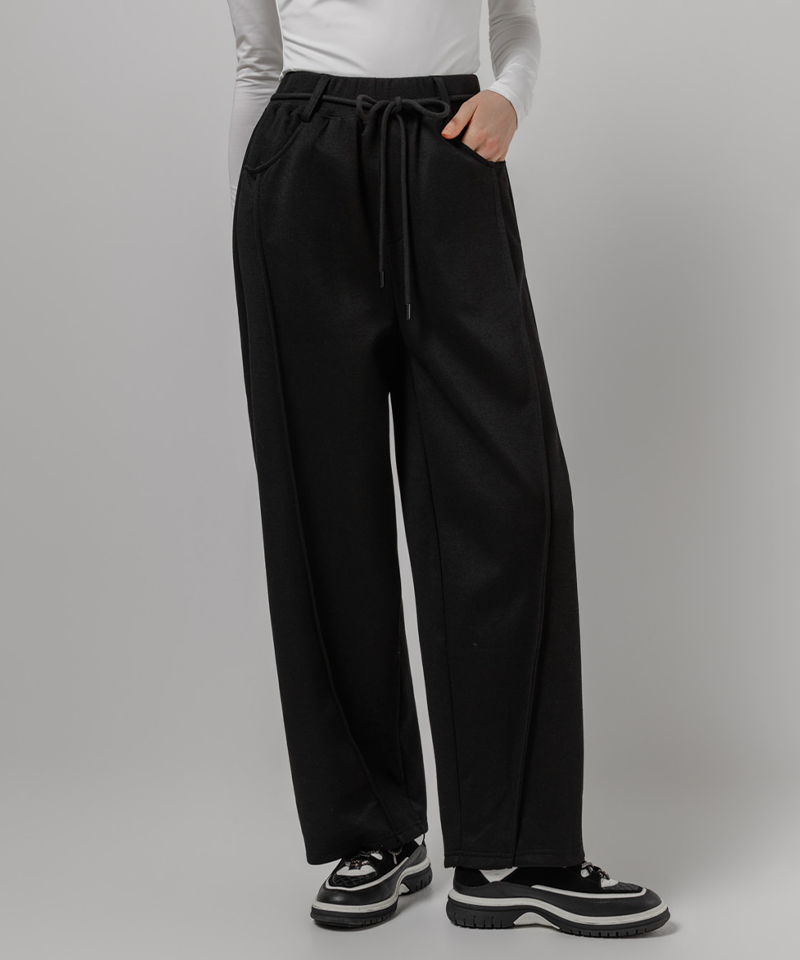 OBER Golf Women's PK Wide Sweatpants - Black