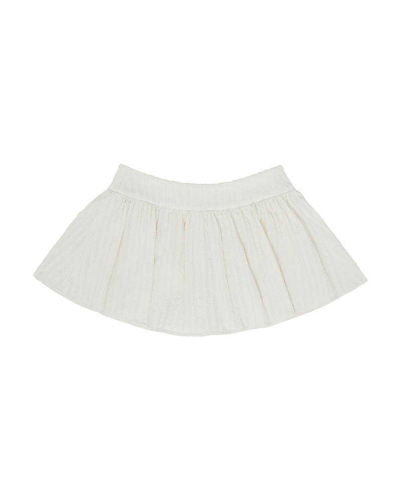 Piv'vee Knit Mini Skirt - Sand Beige