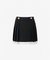 GFJ Golf Women's Double Pleat Layer Skirt - Black