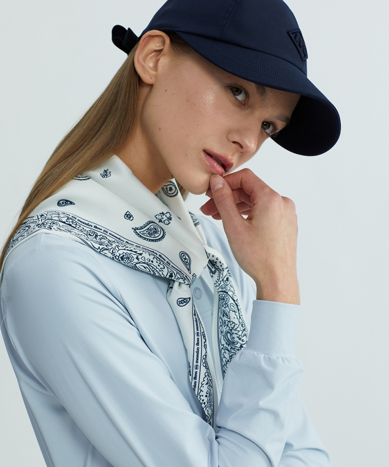 Monday Flow Round Wide Ball Cap - Navy