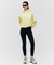 Goal Studio Women's 3-Layer Cropped Active Jacket - Light Yellow