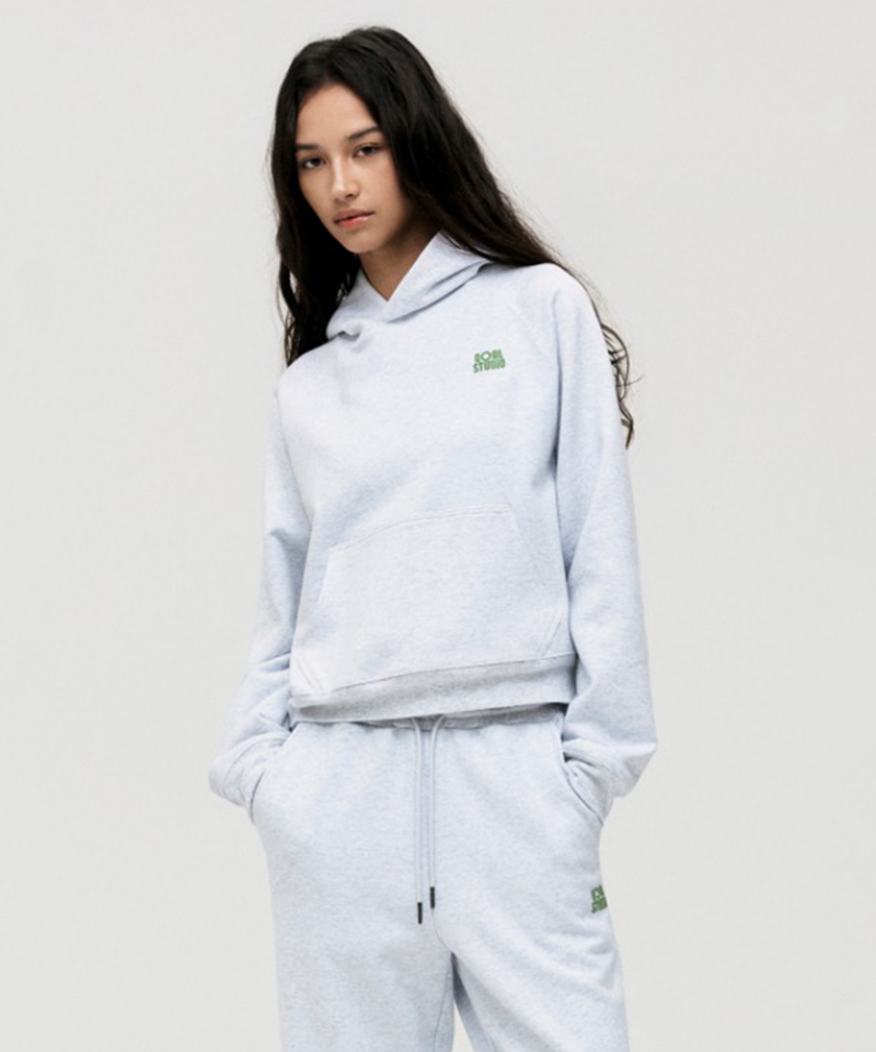 Goal Studio W's Active Hoodie - Melange Grey
