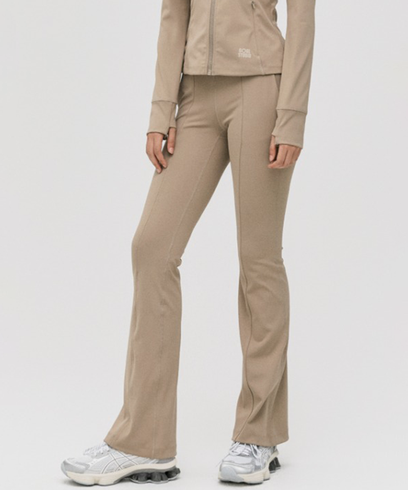 Goal Studio W's Athletic Jersey Pants - Dark Beige