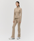 Goal Studio Women's Athletic Jersey Pants - Dark Beige