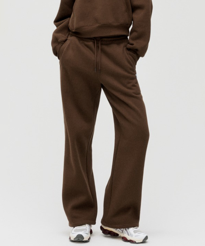 Goal Studio Women's Essential Brushed Pants - Dark Brown