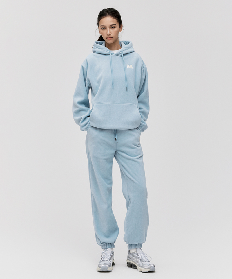 Goal Studio Women's Essential Microfleece Hoodie - Sky Blue