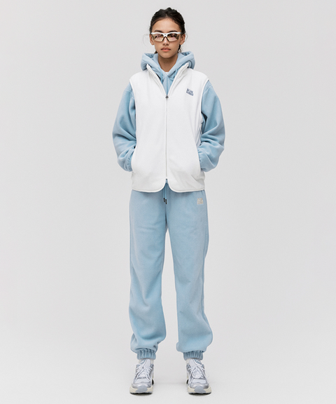 Goal Studio Women's Essential Microfleece Vest - Off White