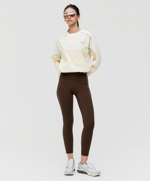 Goal Studio Women's Essential Stretch Wind Pullover - Cream