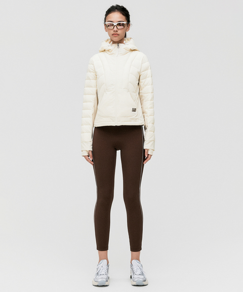 Goal Studio Women's Lightweight Padded Jacket - Cream
