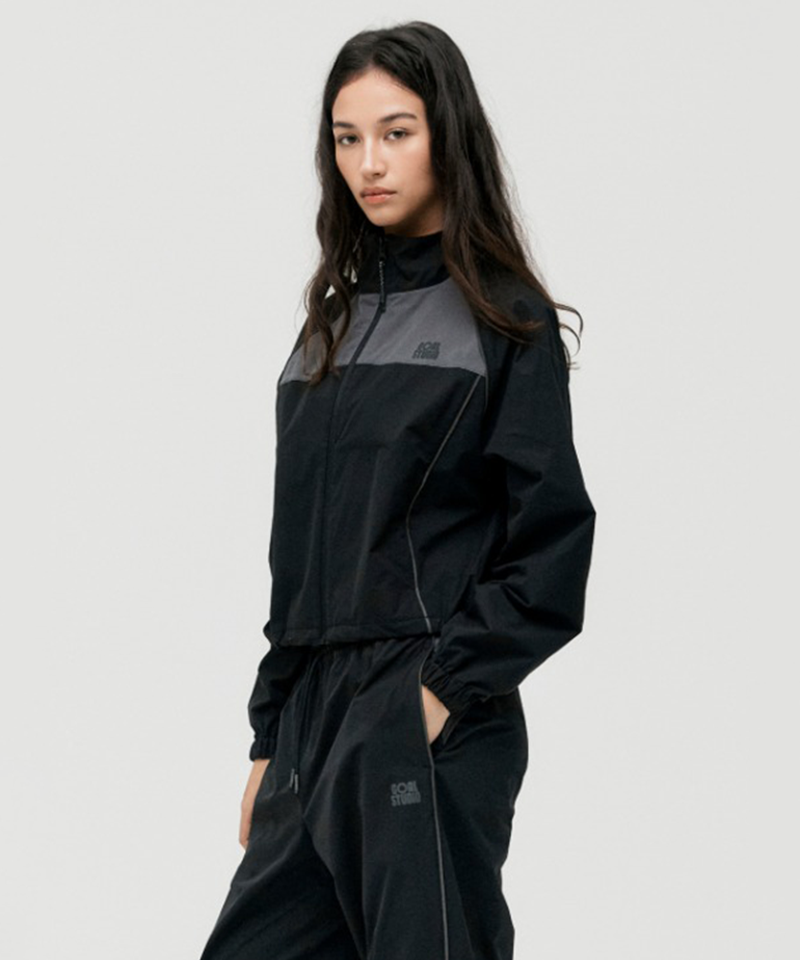 Goal Studio Women's Stretch Track Jacket - Black