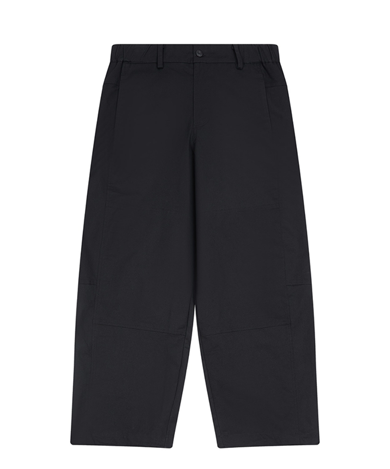Jamie West Wide Curved Pants - Black