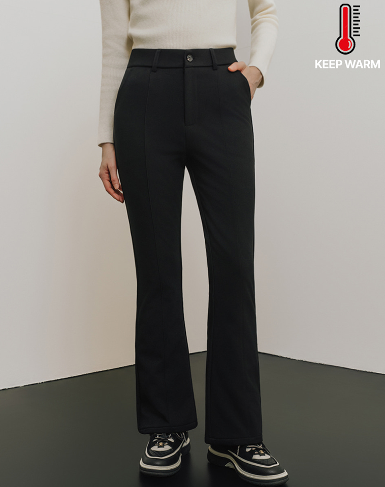 OBER Golf Women's Padded Slim Bootcut Pants - Black