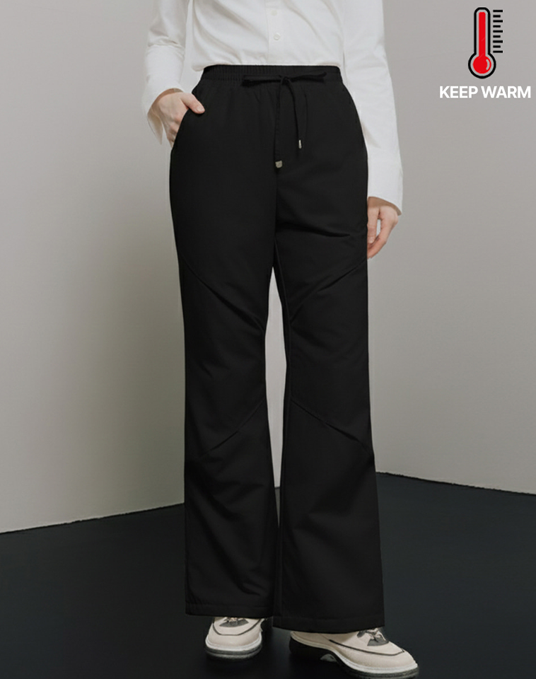 OBER Golf Women's Padded Two-Way Straight Pants - Black