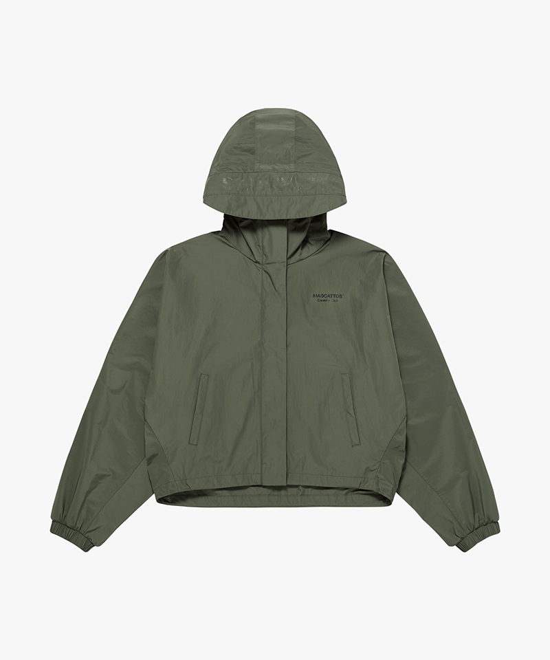MCC Women's Windbreaker Hood Jacket - Khaki