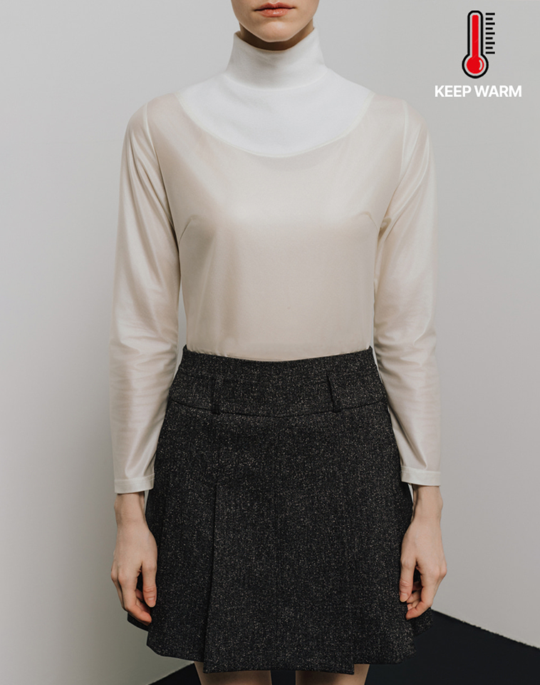 OBER Golf Women's Windproof Layered Inner Top - Ivory