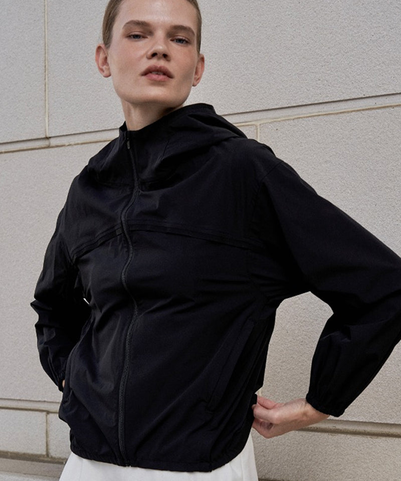 [Warehouse Sale] Anell Golf Plain Air Wind Jumper - Black