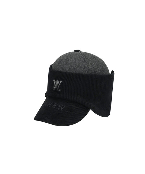 ANEW Golf Men's Knit Band Ball Cap - Black