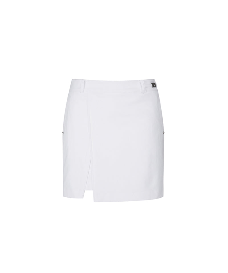 Women's Fleece Incision Point A-Line Skirt - Off-White