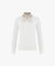 FAIRLIAR Gingham Ribbon Detachable T-Shirt - White