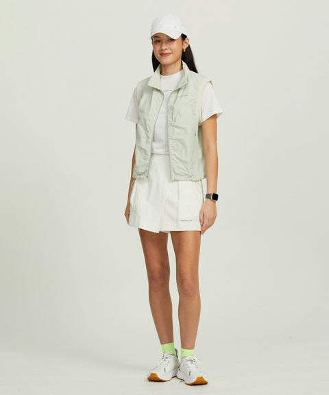 Monday Flow Volume Short Skirt - White